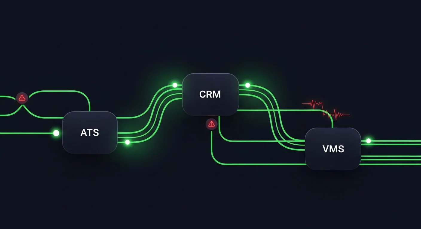 Why Your ATS, CRM, and VMS Sync Keeps Breaking